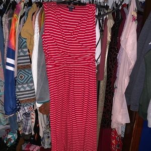 Striped maxi